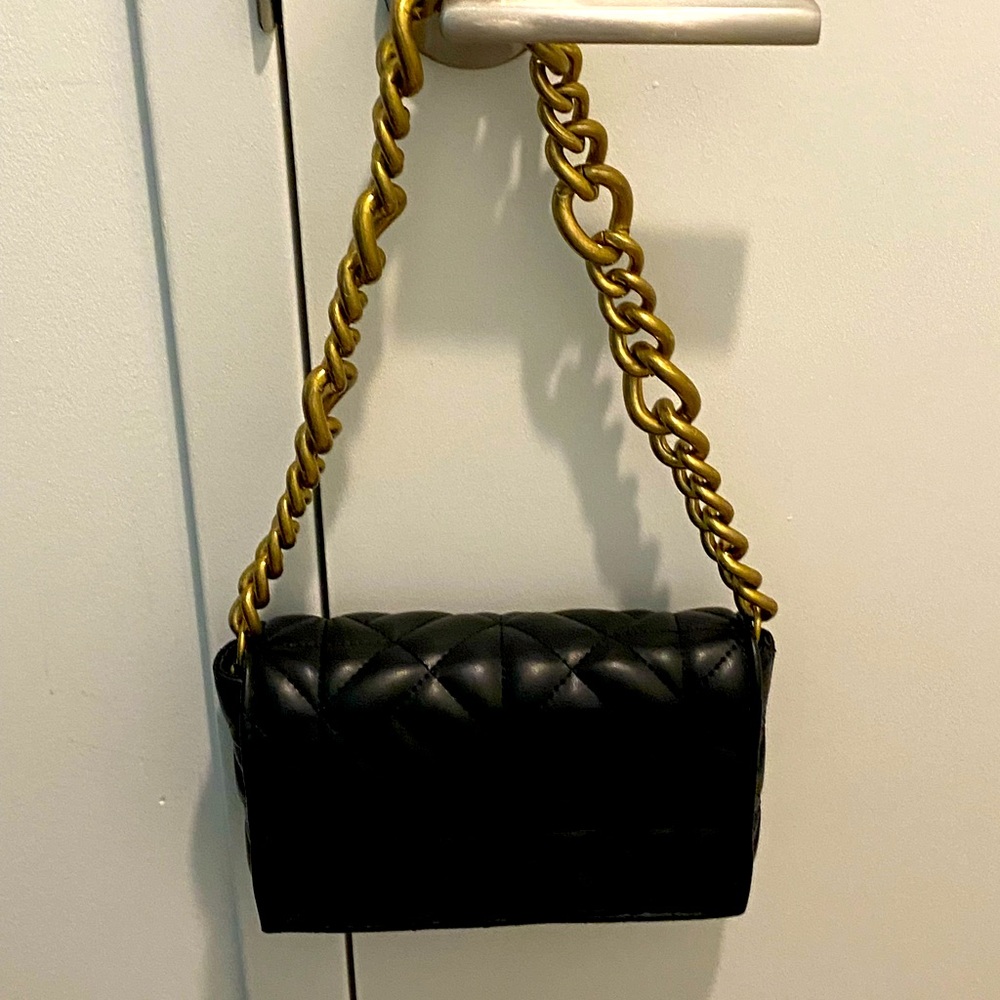 Zara quilted purse
